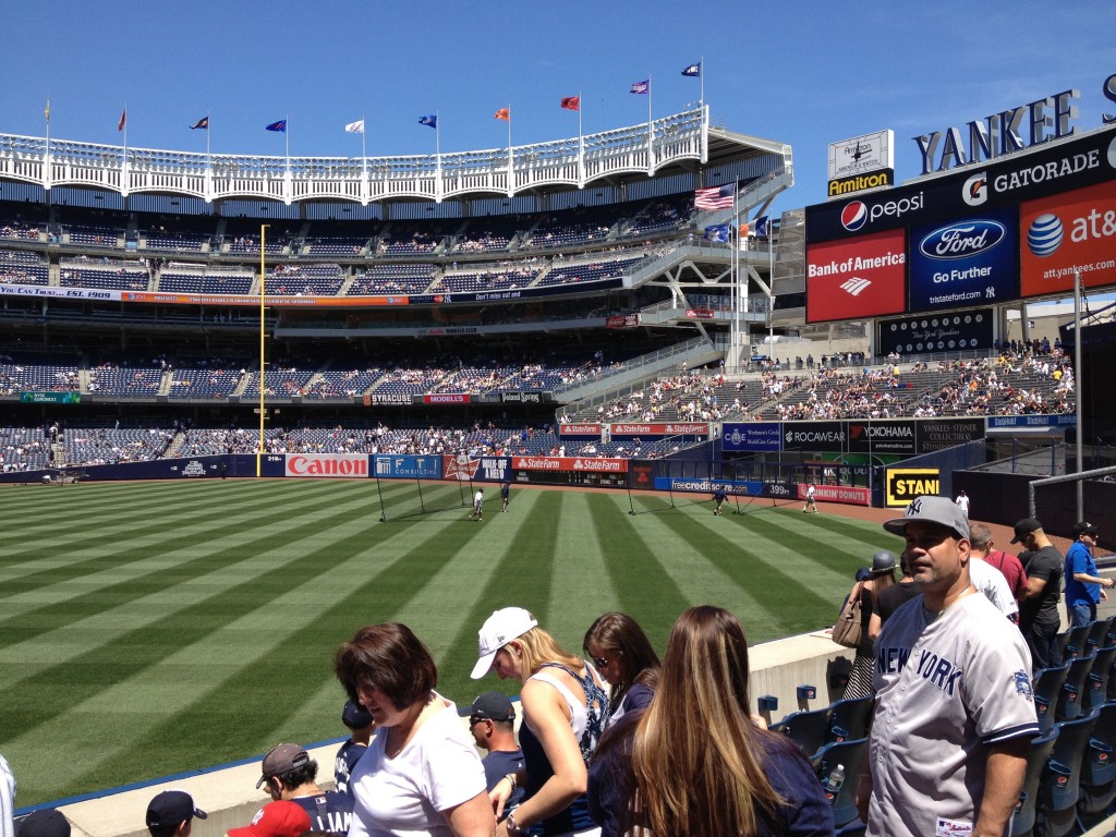 Yankee Stadium, right-field porch